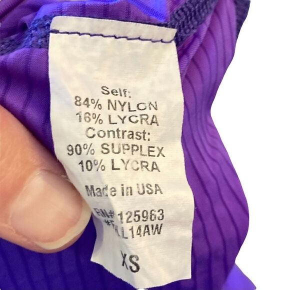 Beyond Yoga Purple Stripe Top, Size XS - Picture 8 of 8